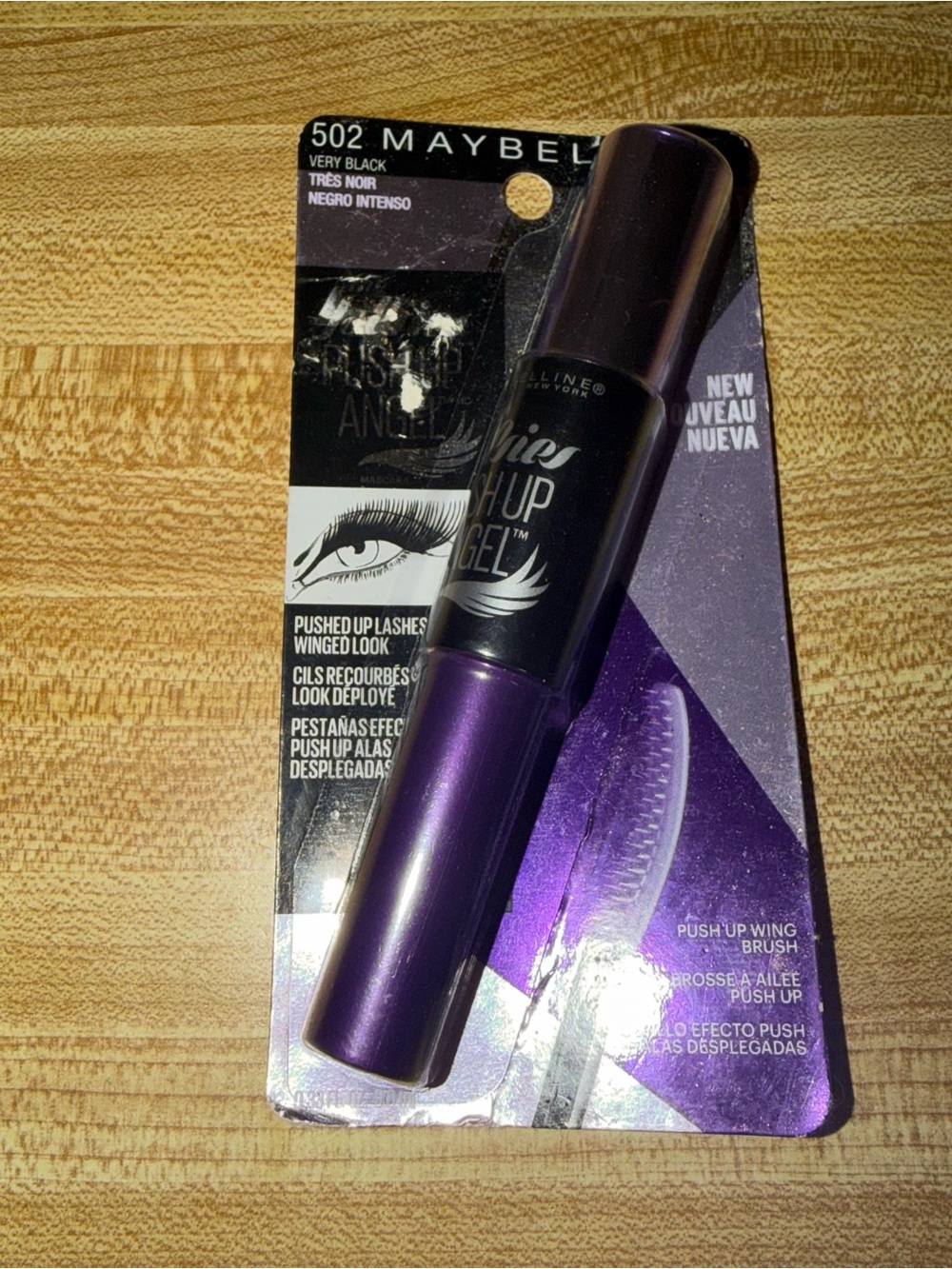 Maybelline the falsies push up angel mascara 502 very black